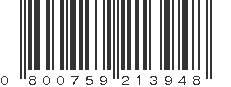 UPC 800759213948