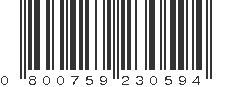 UPC 800759230594