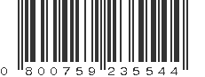 UPC 800759235544