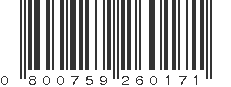 UPC 800759260171