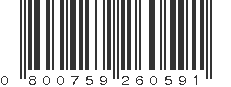 UPC 800759260591