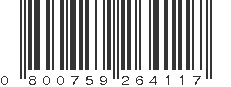 UPC 800759264117