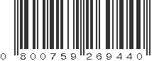 UPC 800759269440