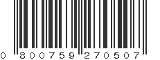 UPC 800759270507