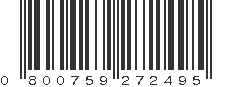 UPC 800759272495