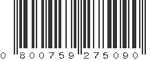 UPC 800759275090