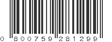 UPC 800759281299