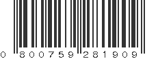 UPC 800759281909