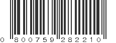 UPC 800759282210