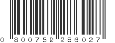 UPC 800759286027