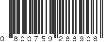 UPC 800759288908