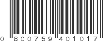 UPC 800759401017