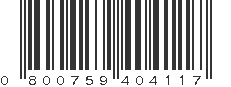 UPC 800759404117