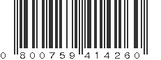 UPC 800759414260