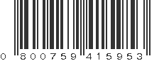 UPC 800759415953