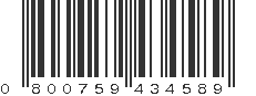 UPC 800759434589