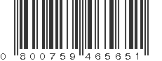 UPC 800759465651