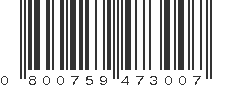 UPC 800759473007