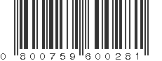 UPC 800759600281