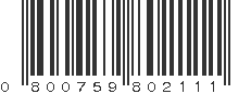 UPC 800759802111