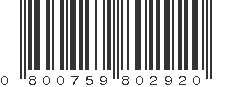 UPC 800759802920