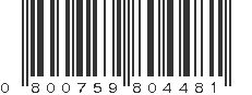 UPC 800759804481