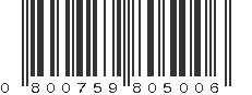 UPC 800759805006