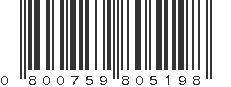 UPC 800759805198