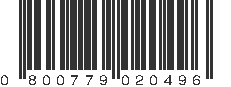 UPC 800779020496