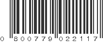 UPC 800779022117