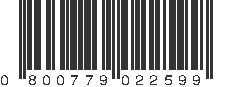 UPC 800779022599