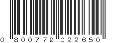 UPC 800779022650