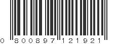 UPC 800897121921