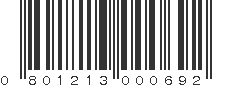 UPC 801213000692