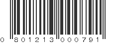 UPC 801213000791