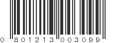 UPC 801213003099