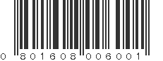 UPC 801608006001