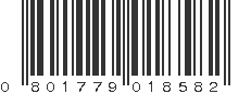 UPC 801779018582