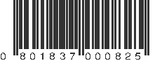 UPC 801837000825