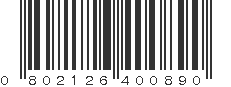 UPC 802126400890