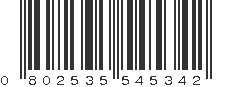 UPC 802535545342