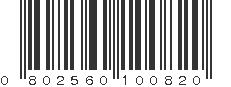 UPC 802560100820