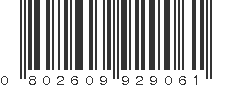 UPC 802609929061