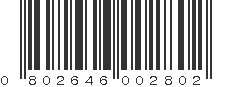 UPC 802646002802