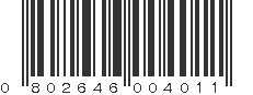 UPC 802646004011