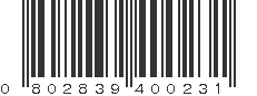 UPC 802839400231