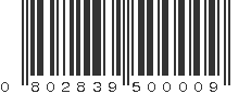 UPC 802839500009