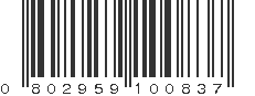 UPC 802959100837