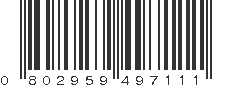 UPC 802959497111