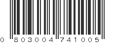 UPC 803004741005